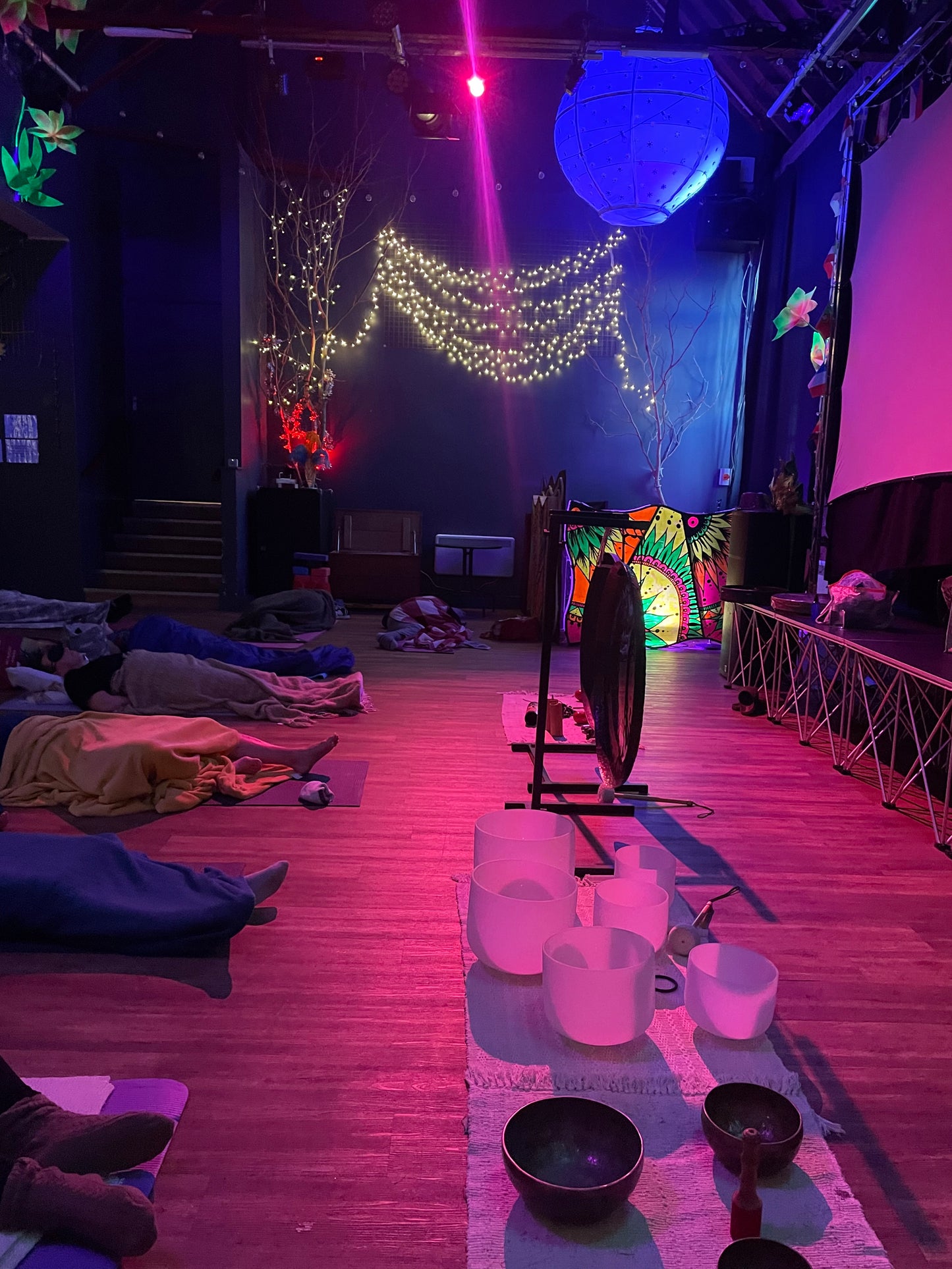 Relaxing and Restorative Sound Bath within Carnival House