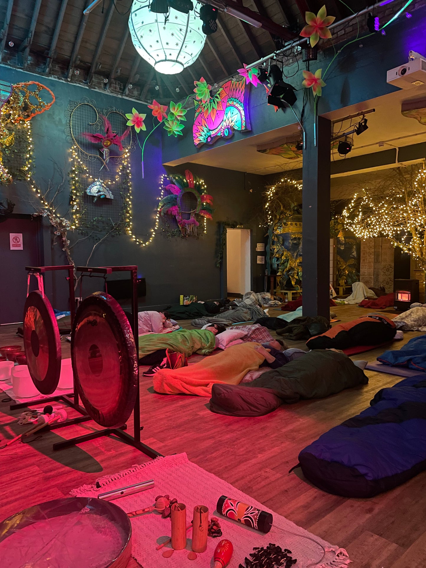 Relaxing and Restorative Sound Bath within Carnival House